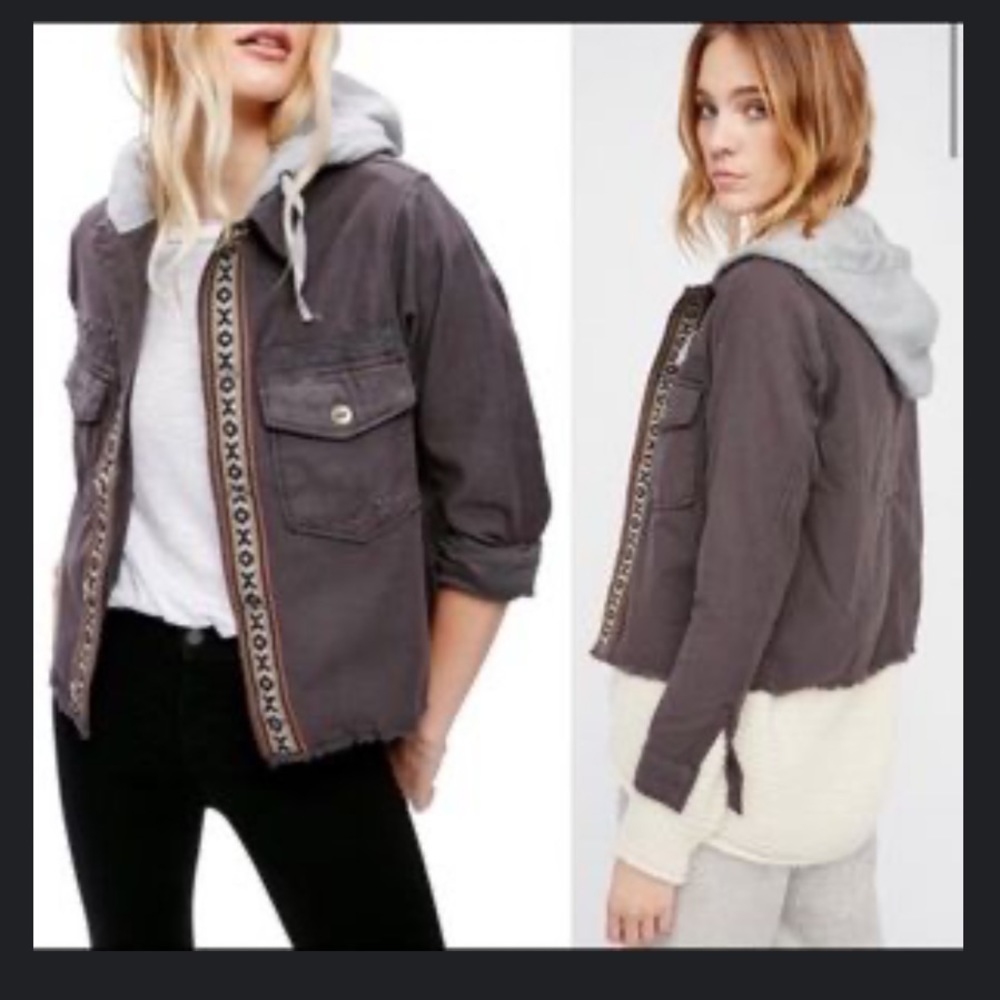 Free people weekend wanderer jacket.